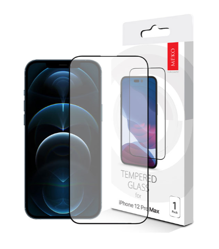 Meko Full Cover Glass Screen Protector for iPhone 12 Pro Max